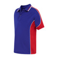 Cotton Back Team Sports Polo - Royal/Red