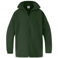 Kids/Youth Polar Fleece Lined Microfibre Jacket - Dark Bottle