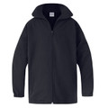 Kids/Youth Polar Fleece Lined Microfibre Jacket - Dark Navy