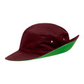Sheppard Reversible House Hat - Dark Maroon/Kelly