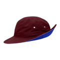 Sheppard Reversible House Hat - Dark Maroon/Dark Royal