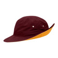 Sheppard Reversible House Hat - Dark Maroon/Gold