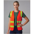 SPALATO Hi Vis Vic Road Safety Vest - male model front view