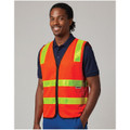 SPALATO Hi Vis Vic Road Safety Vest - male model front view