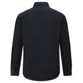 MONTROSE black cotton blend long sleeve shirt for men in smart casual style