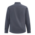 MONTROSE men's storm grey cotton blend long sleeve shirt for smart casual workwear