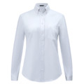 MONTROSE Womens Smart Casual Cotton Blend L/S Shirt - studio flat lay