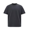 Storm Grey unisex heavy cotton oversized tee in boxy relaxed fit - flat studio shot
