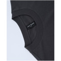 Storm Grey unisex heavy cotton oversized tee in boxy relaxed fit - side view