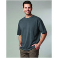 TALLINN Unisex Heavy Cotton Oversized Tee - male model on-body view