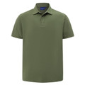 Olive Green mens high performance graphene polo with UPF 50+ - flat studio shot
