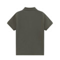 Smoke Sage womens classic cotton poly pique short sleeve polo - back view