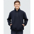 FALCON Youth Half-Zip Fleecy Sweaters - lifestyle shot