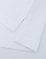 BAHAMA men's white cotton pique polo - side split hem detail