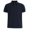 BAHAMA men's navy cotton pique polo - front view