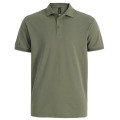 BAHAMA men's olive green cotton pique polo - front view