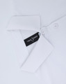 BAHAMA women's white cotton pique polo - collar and button placket detail