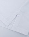 BAHAMA women's white cotton pique polo - side split hem detail