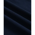 BAHAMA women's navy cotton pique polo - pique fabric texture detail