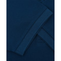 BAHAMA women's ocean blue cotton pique polo - sleeve and cuff detail
