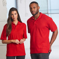 Shop Unisex Traditional Pique Knit Short Sleeve Polo Shirts