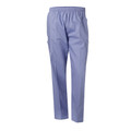 Periwinkle blue unisex scrubs pants with elasticated waist and cargo pockets