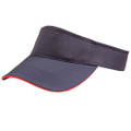 SUNNY Plain Cotton Twill Visor Hat with adjustable closure, ideal for sports, golf, tennis, or general sun protection