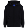 ZIPPED  Kids Zipper Hoodies Cotton-Rich | Black