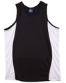 MEDAL Kids contrast sports singlet Black/White MEDAL Kids contrast sports singlet Black/White