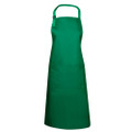 plain easy-care full bib apron | emerald green plain easy-care full bib apron | emerald green
