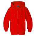 Wholesale School Fleecy Hoodie Jacket - Red Wholesale School Fleecy Hoodie Jacket - Red