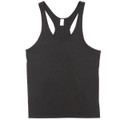 blank T-back singlet mens | 100% cotton | black blank T-back singlet mens | 100% cotton | black