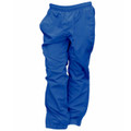 Royal MADDOX Kids Warm Up Pants featuring water-repellent outer fabric, a comfortable jersey lining, and side leg zips for easy removal over sports shoes and football boots.
