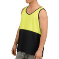 SCOTTY | safety truedry® mesh knit singlet | yellow + navy SCOTTY | safety truedry® mesh knit singlet | yellow + navy