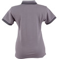 ladies truedry contrast trim polo | Back Design