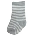 HAPPY | baby socks | grey stripe