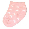 HAPPY | baby socks | pink stars