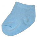 HAPPY | baby socks | plain blue