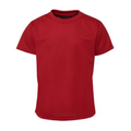 FAME Quick Dry Poly Sports Tshirt Red JB-7PNFT Blank Clothing