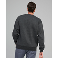 EAGLE Plus Size Sloppy Joe, a comfortable cotton-rich men's crew neck sweatshirt in a generous fit, featuring ribbed cuffs and hem for everyday casual wear.