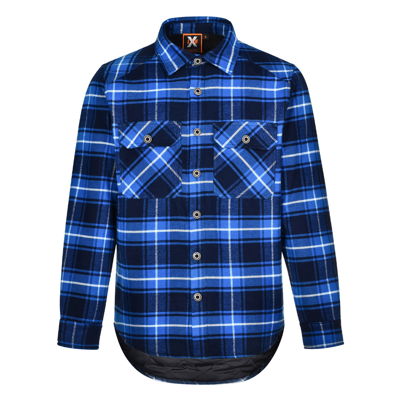 Unisex Quilted Flannel Shirt-Style Jacket Shop Winter Warm