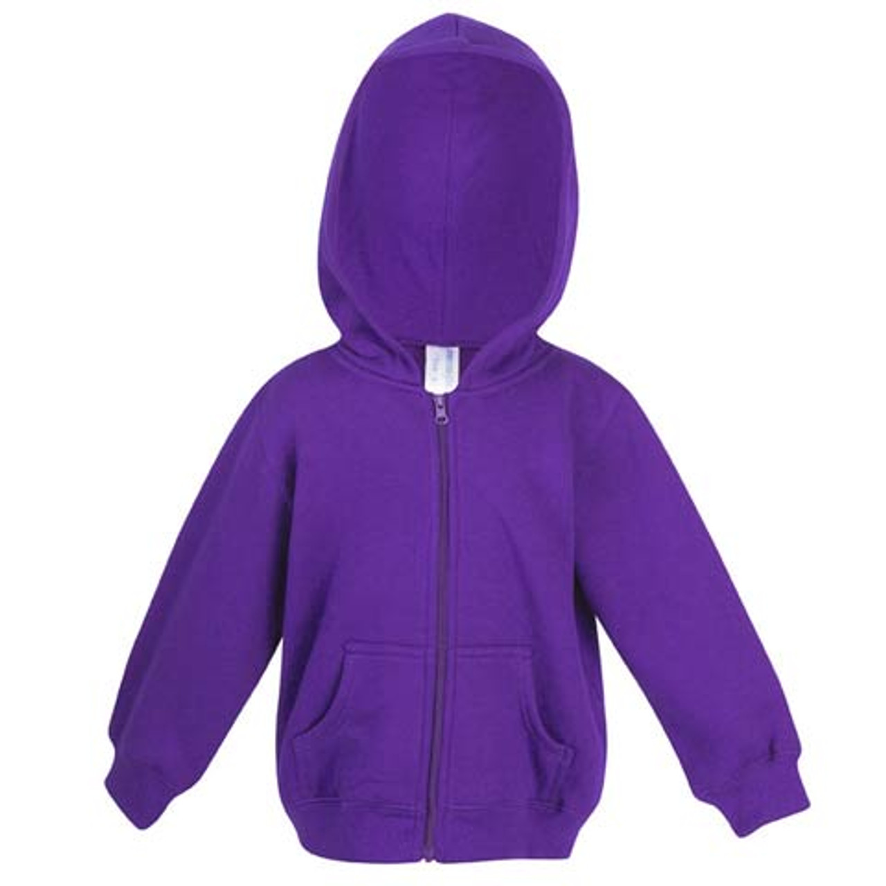 AIDEN | Baby Zip Hoodies Plain - Blank Clothing Australia