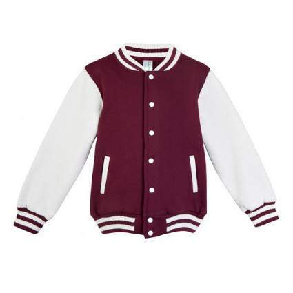 Kids & Babies Fleecy Varsity Jackets Buy Blank Baby/Childrens