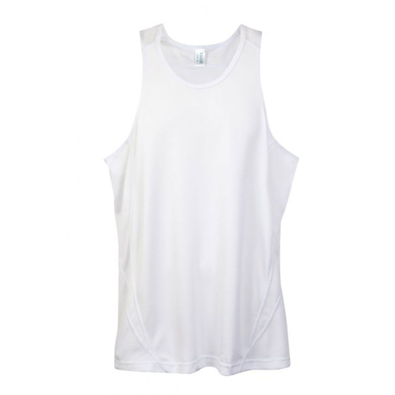 Blank Mens Quick Dry Contrast Singlet | Bulk Discount Sports Active ...