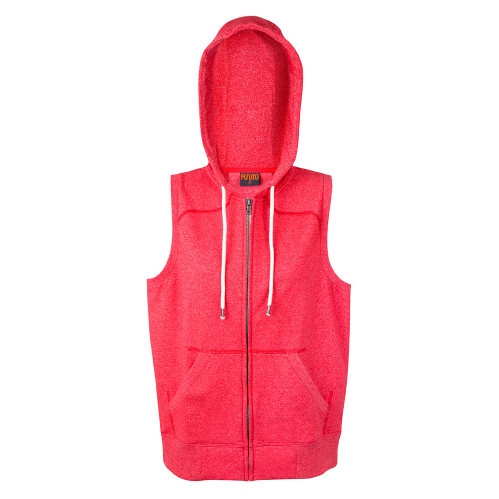 ICON Ladies Sleeveless Zip Stretchy Hoodie Blank Clothing Australia