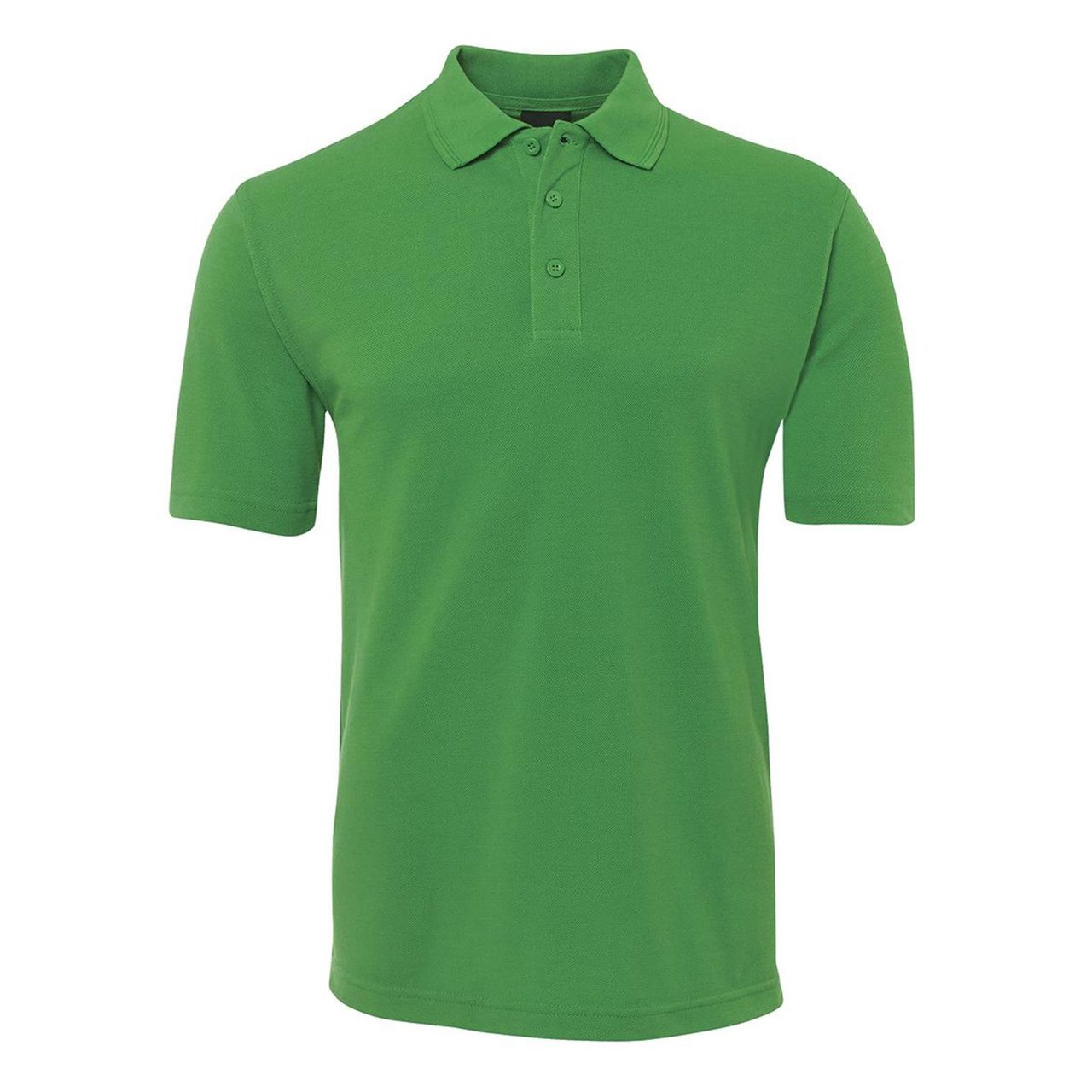 plain green polo shirt