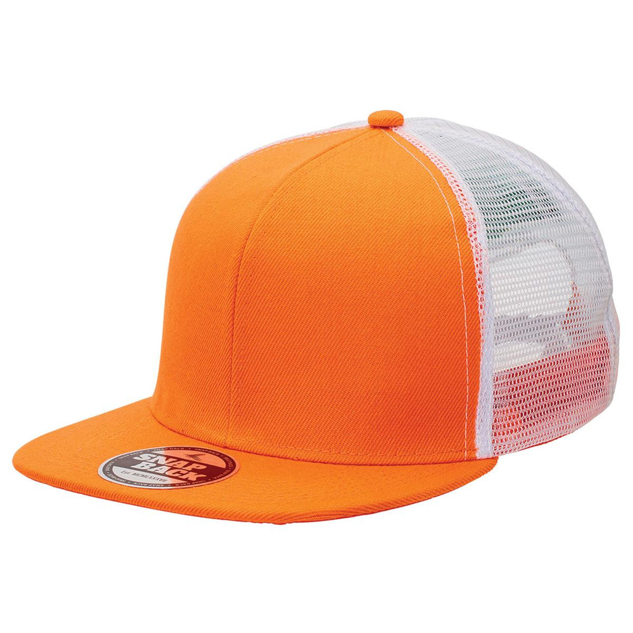 Orange and white trucker hat Clearance