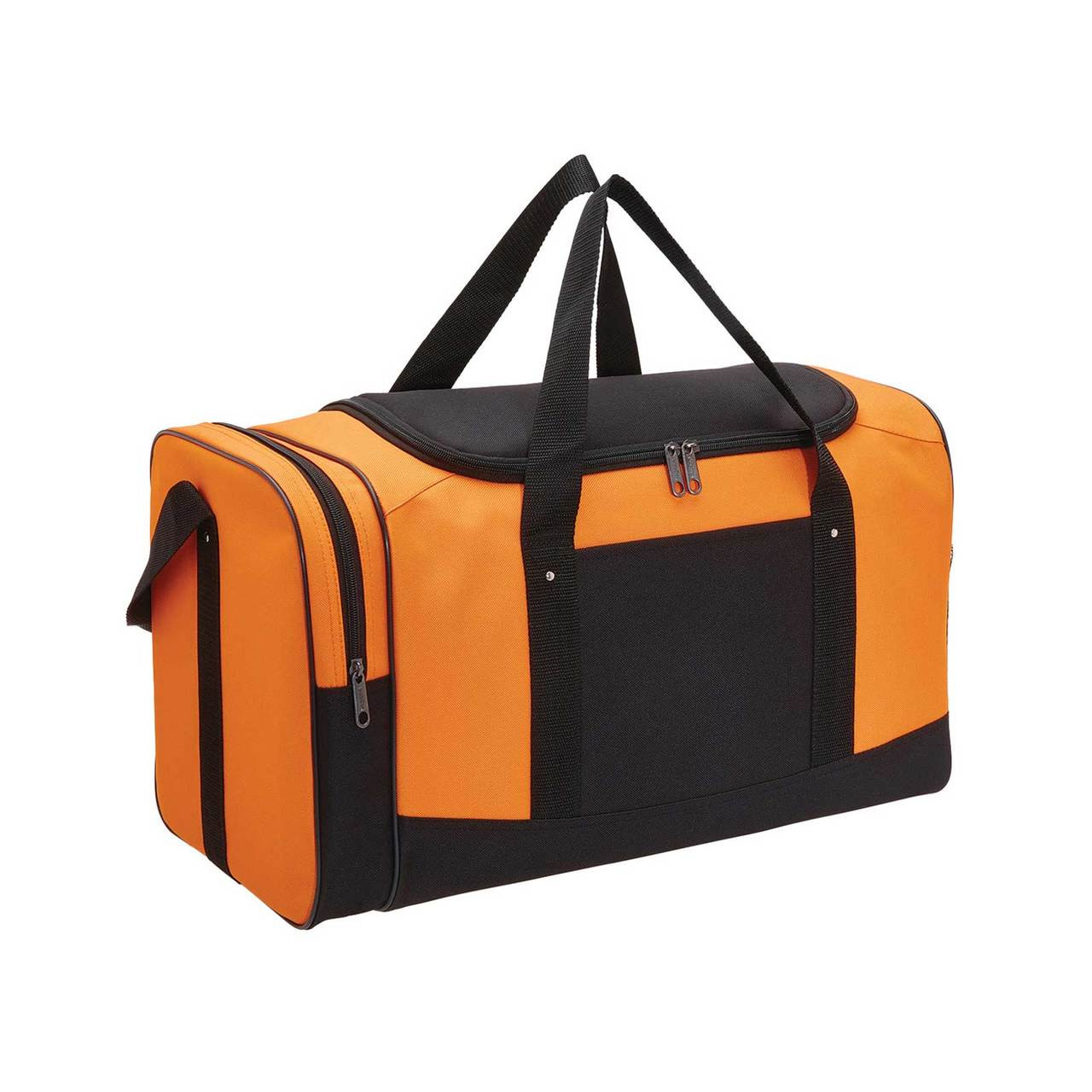 plain black duffle bag