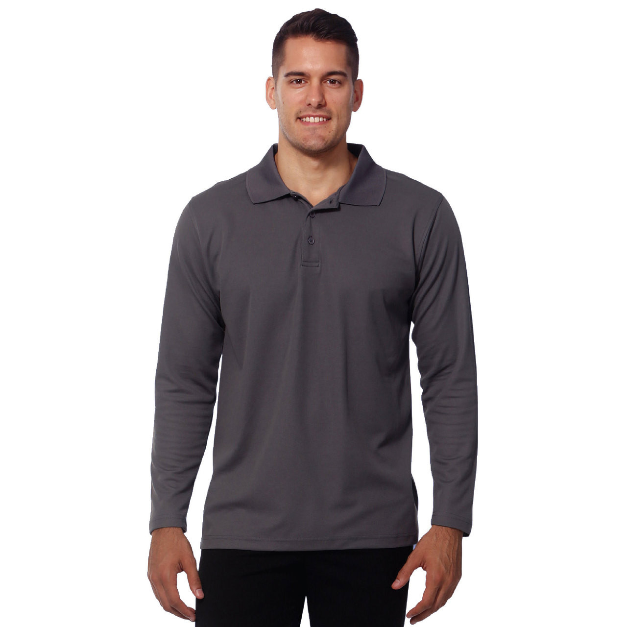 Quick Dry Long Sleeve Polo Shirts 