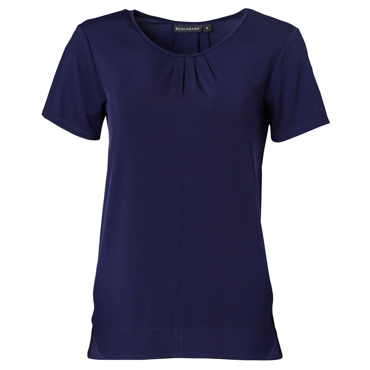 Shop Online Ladies Short Sleeve Corporate Top | Front Pleat